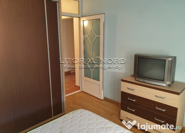 Tomis 3, ap. 3 camere dec. 2 bai, 68mp, mobilat, utilat, centrala gaze 