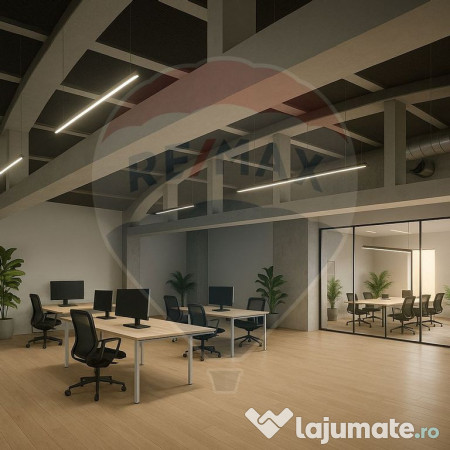 Spațiu comercial birouri, fitness | Aviatorilor, Charles... 