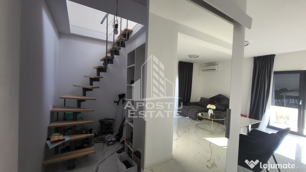 Duplex mobilat si utilat,4camere,Giarmata Mare 