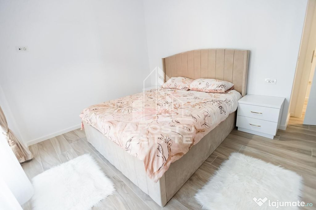 Apartament cu 3 camerere, mobilat de lux parcare subteran...
