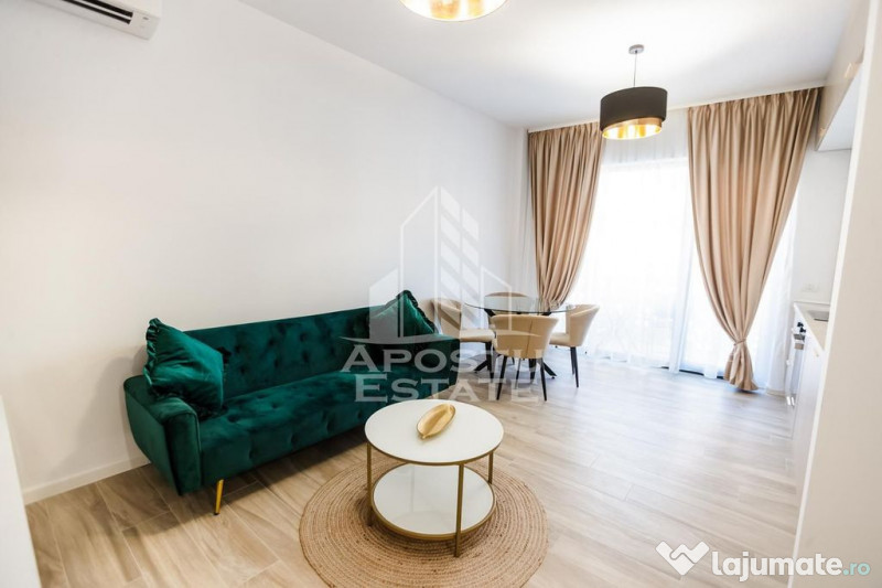 Apartament cu 3 camerere, mobilat de lux parcare subteran...