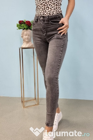 Blugi dama slim talie inalta 