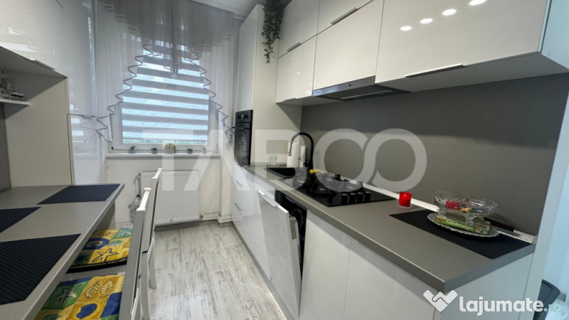 Apartament 2 camere cu balcon de inchiriat zona Rahovei Sibi