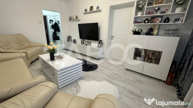 Apartament 2 camere cu balcon de inchiriat zona Rahovei Sibi