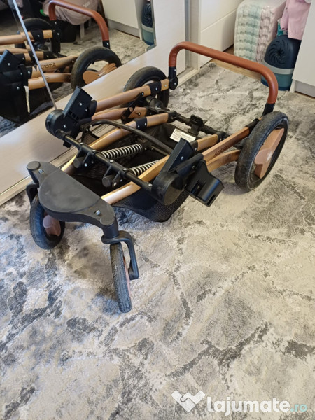 Cărucior Coccolle Ambra Rose Gold 3 în 1 