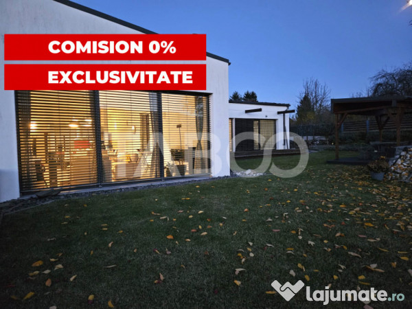 Casa individuala 1 nivel 190 mp 5 camere curte 819 mp Cisnad