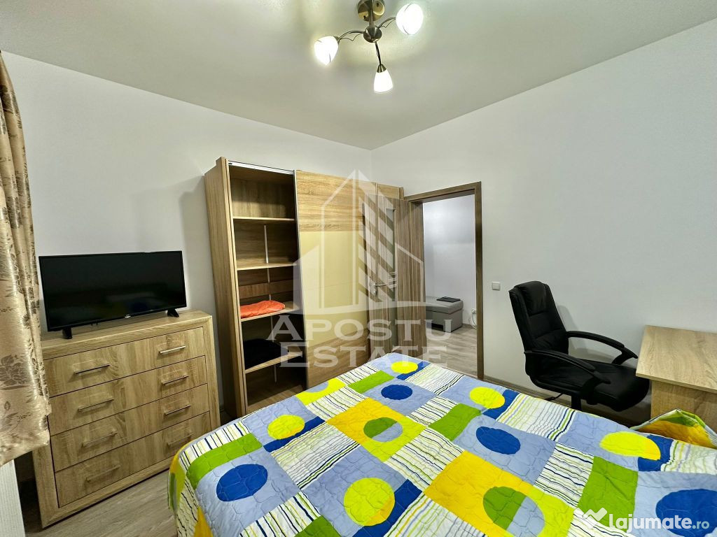 Apartament 2 camere, parter, decomandat,loc de parcare,Giroc