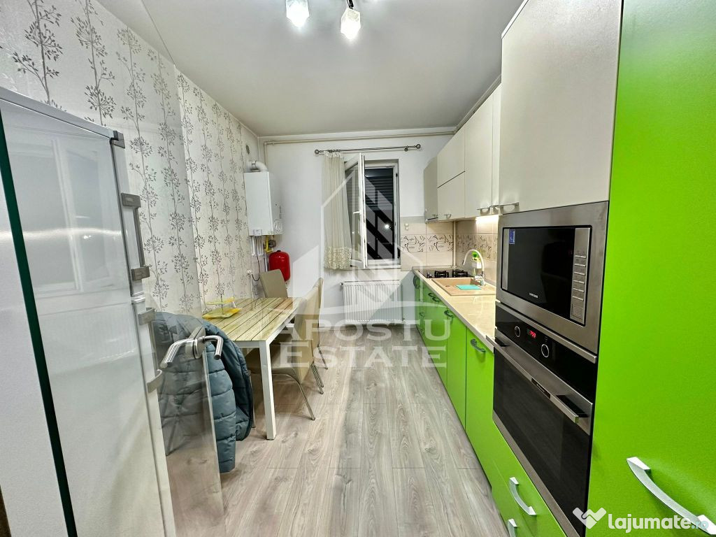 Apartament 2 camere, parter, decomandat,loc de parcare,Giroc