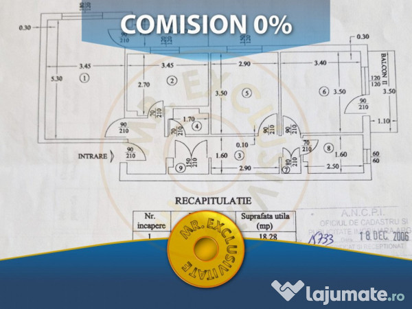 APARTAMENT 3 CAMERE MIOVENI