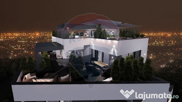 Penthouse de lux cu rooftop și lift privat I Elegant Hou... 