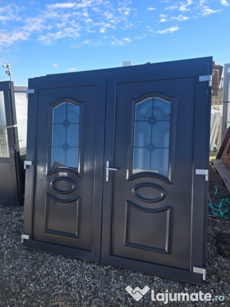 Usi duble noi gri antracit noi 