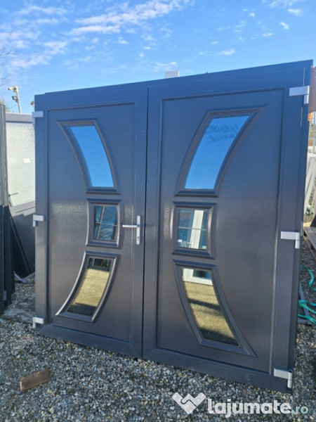 Usi duble noi gri antracit noi 