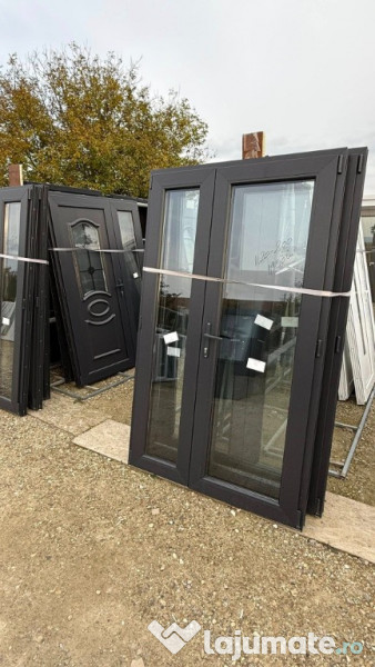 Usi duble noi gri antracit noi 