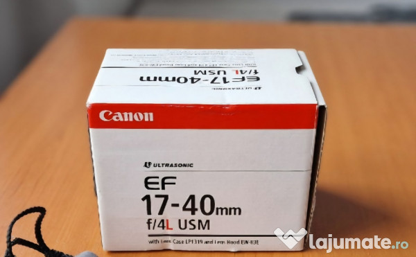 Obiectiv canon 17-40 mm 