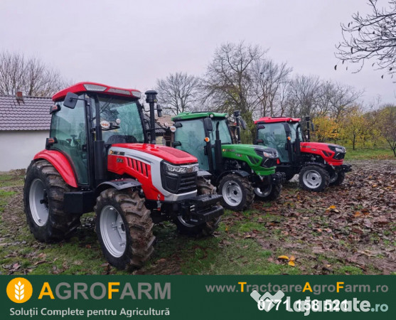 Tractor Nou 70 CP 90 CP 4WD 4x4 - Cabina cu AC si Incalzire NOI 2025 