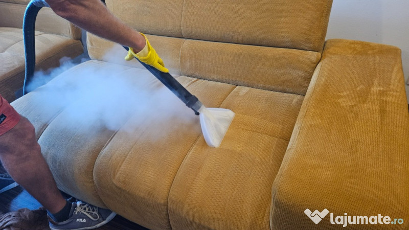 Curatare cu aburi Oradea – Tapiterie canapele, saltele, detailing Auto.