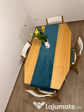 Set masa bucătărie cu 4 scaune