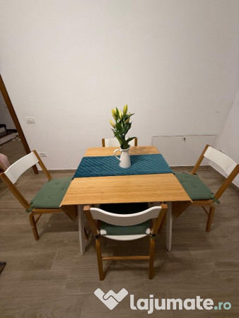 Set masa bucătărie cu 4 scaune