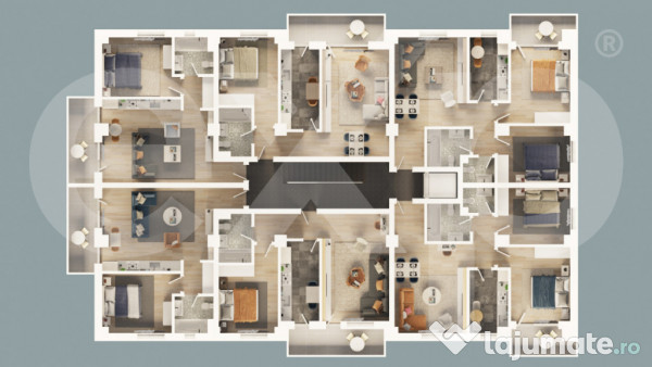 Apartament 2 camere in Mioveni | Bloc Nou | TVA inclus