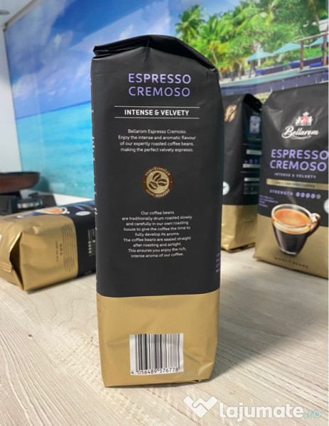 Cafea boabe espresso cremoso Bellarom, 1 kg