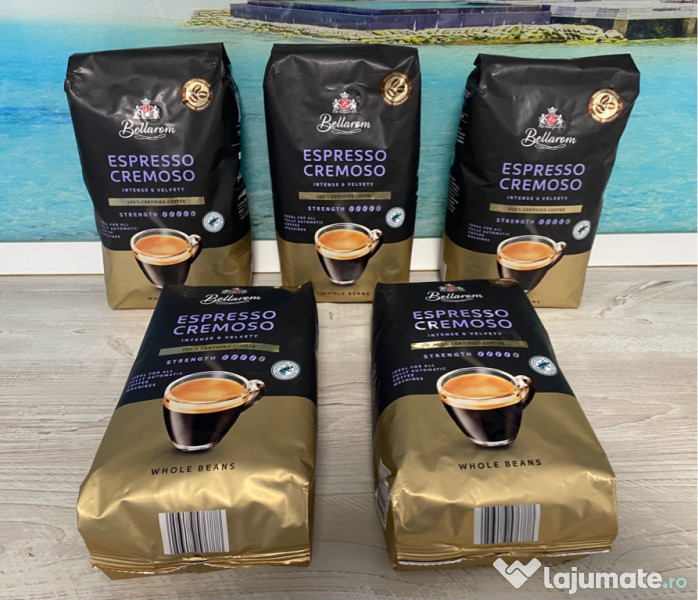 Cafea boabe espresso cremoso Bellarom, 1 kg