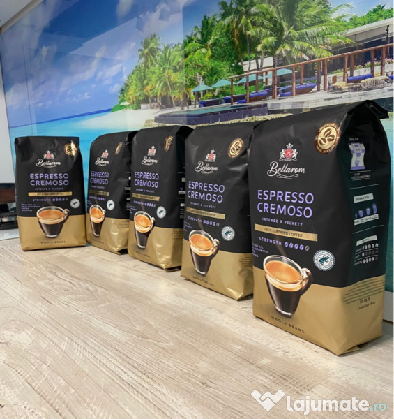 Cafea boabe espresso cremoso Bellarom, 1 kg