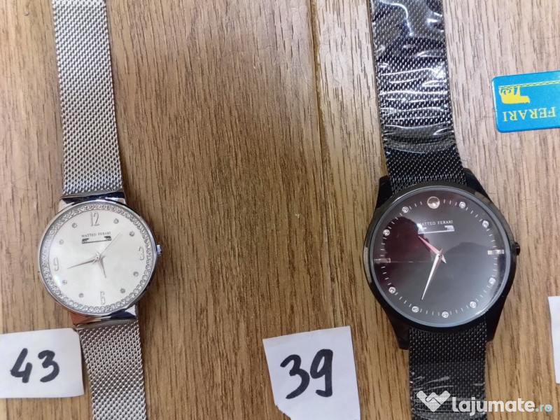 Ceasuri de mana curea silicon si otel inoxidabil 