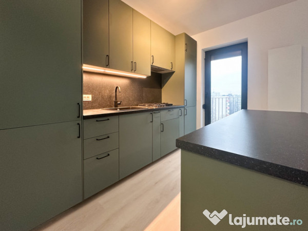 2 camere, prima inchiriere, bloc 2024, centrala, parcare, bo