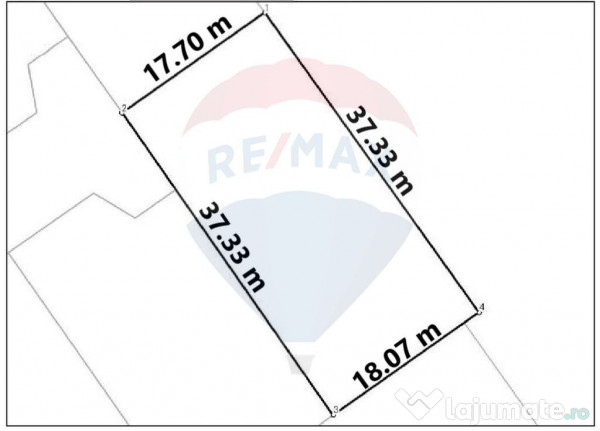 Teren intrare Sanpetru 668mp, str Tudor Arghezi-zona cart... 
