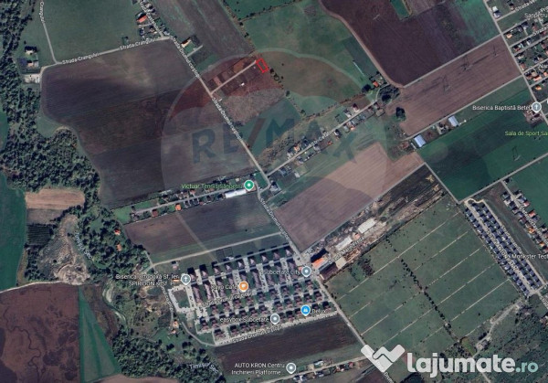 Teren intrare Sanpetru 668mp, str Tudor Arghezi-zona cart... 