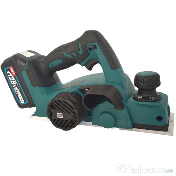 Rindea electrica, German Meister, 2 acumulatori, latime 82 mm