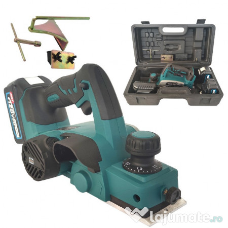 Rindea electrica, German Meister, 2 acumulatori, latime 82 mm