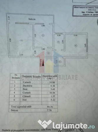 Posibilitate RATE! 2 camere, etaj 3, Vidin 