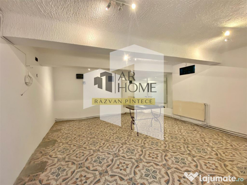 Spatiu comercial 100 mp cu terasa 100 mp, zona ultracentrala 