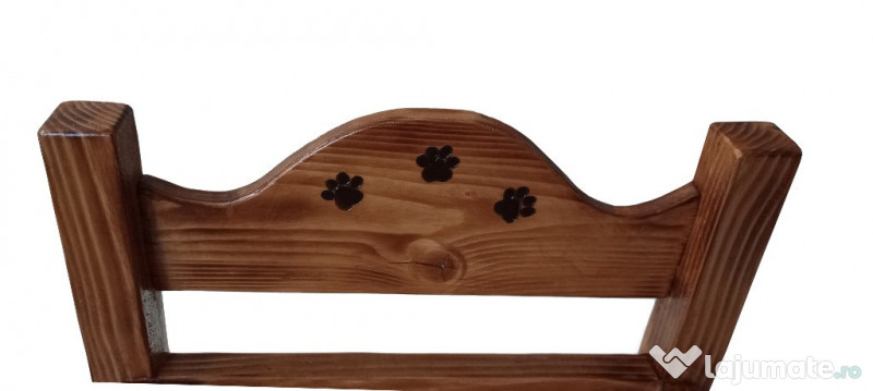 Patut din lemn pentru animale mici - pisici - caini