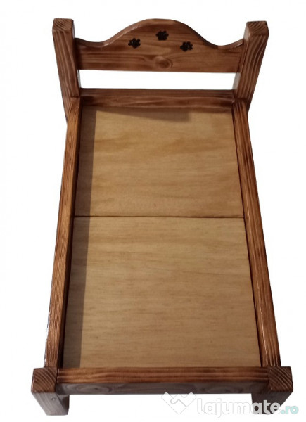 Patut din lemn pentru animale mici - pisici - caini