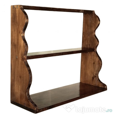 Raft din lemn de pin, hand-made, pentru blat sau masa – 60 × 50 cm