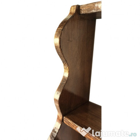 Raft din lemn de pin, hand-made, pentru blat sau masa – 60 × 50 cm