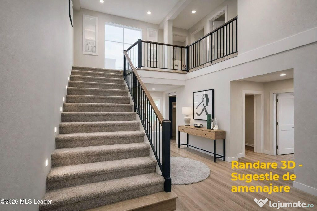 Domnesti - Foisorului 23. Casa 2021 P+1+M si garaj, toate... 