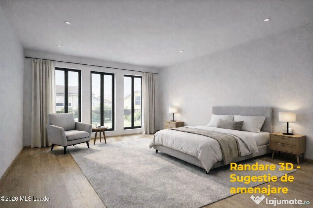 Domnesti - Foisorului 23. Casa 2021 P+1+M si garaj, toate... 