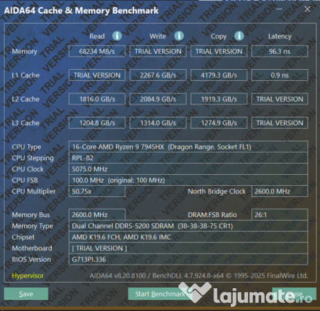 Rog strix g713pi 17" 7945hx 16c/32t, rtx 4070, 1tb ssd, garanție 2028 