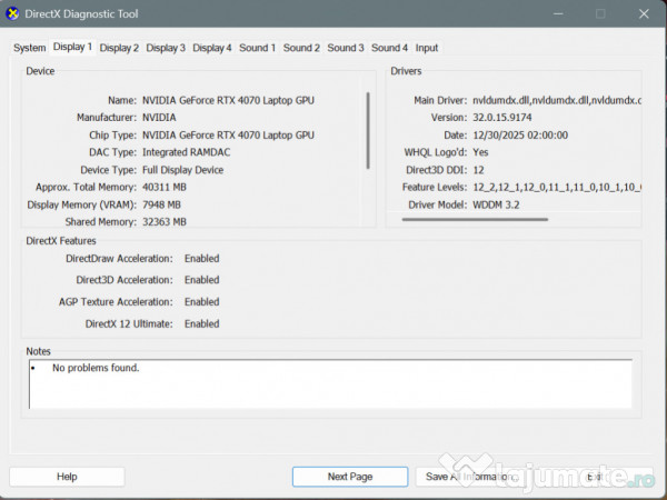 Rog strix g713pi 17" 7945hx 16c/32t, rtx 4070, 1tb ssd, garanție 2028 