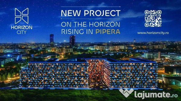 Horizon City Pipera: 2 camere + balcon 16.51 mp + 2 parc?... 