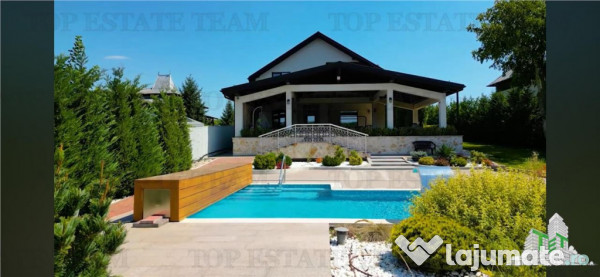 Vila cu deschidere la lac, piscina, garaj inchis - Branesti,