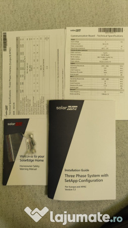 Invertor pentru sistem fotovoltaic trifazat SolarEdge SE9K 