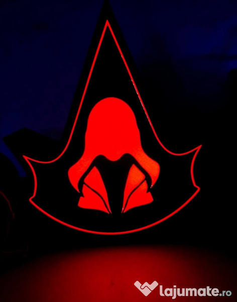 Led box/Lampa led 3D Birou/Noptiera