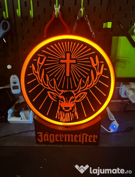 Led box/Lampa led 3D Birou/Noptiera