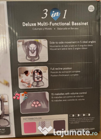 Mastela Balansoar Electric Bebe, 3 in 1 