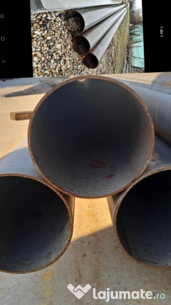 Țeavă pentru coș de centrala la 6m cu 5 grosime 