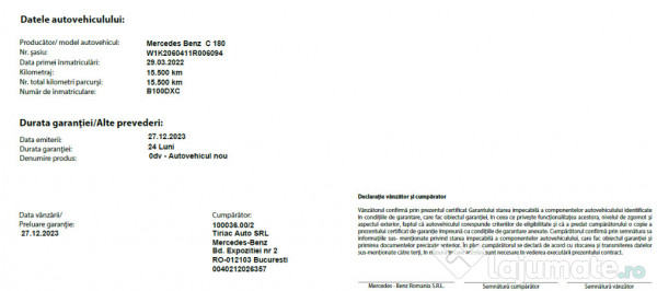Mercedes-Benz C Class 2022 Hybrid camere 360,Distronic,+TVA Deductibil 